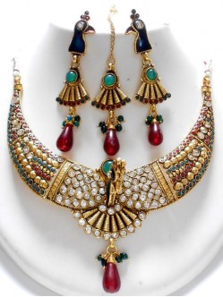 Polki Jewellery Set